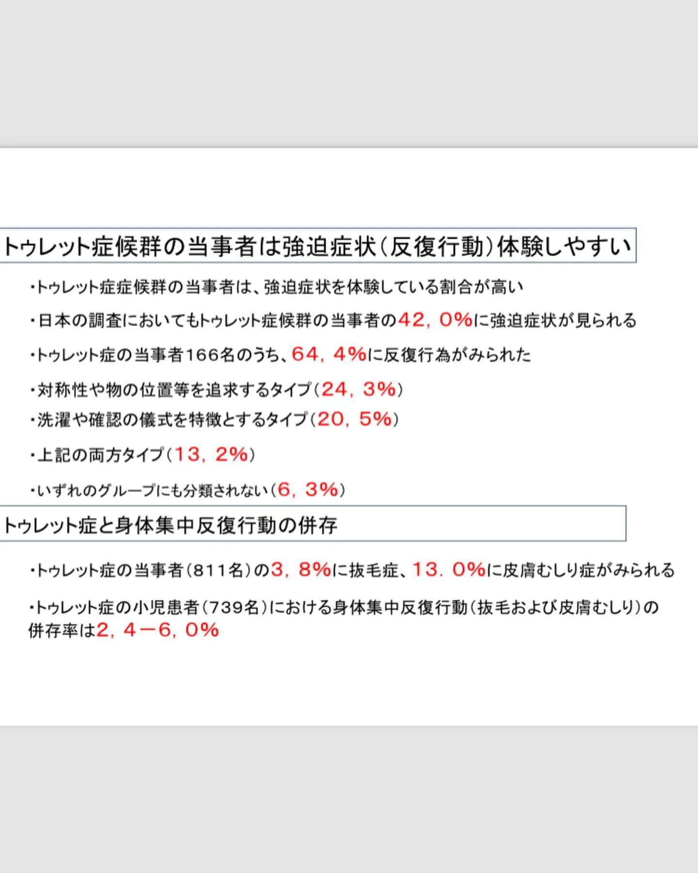 身体集中反復行動(BFRB)の続きです😄