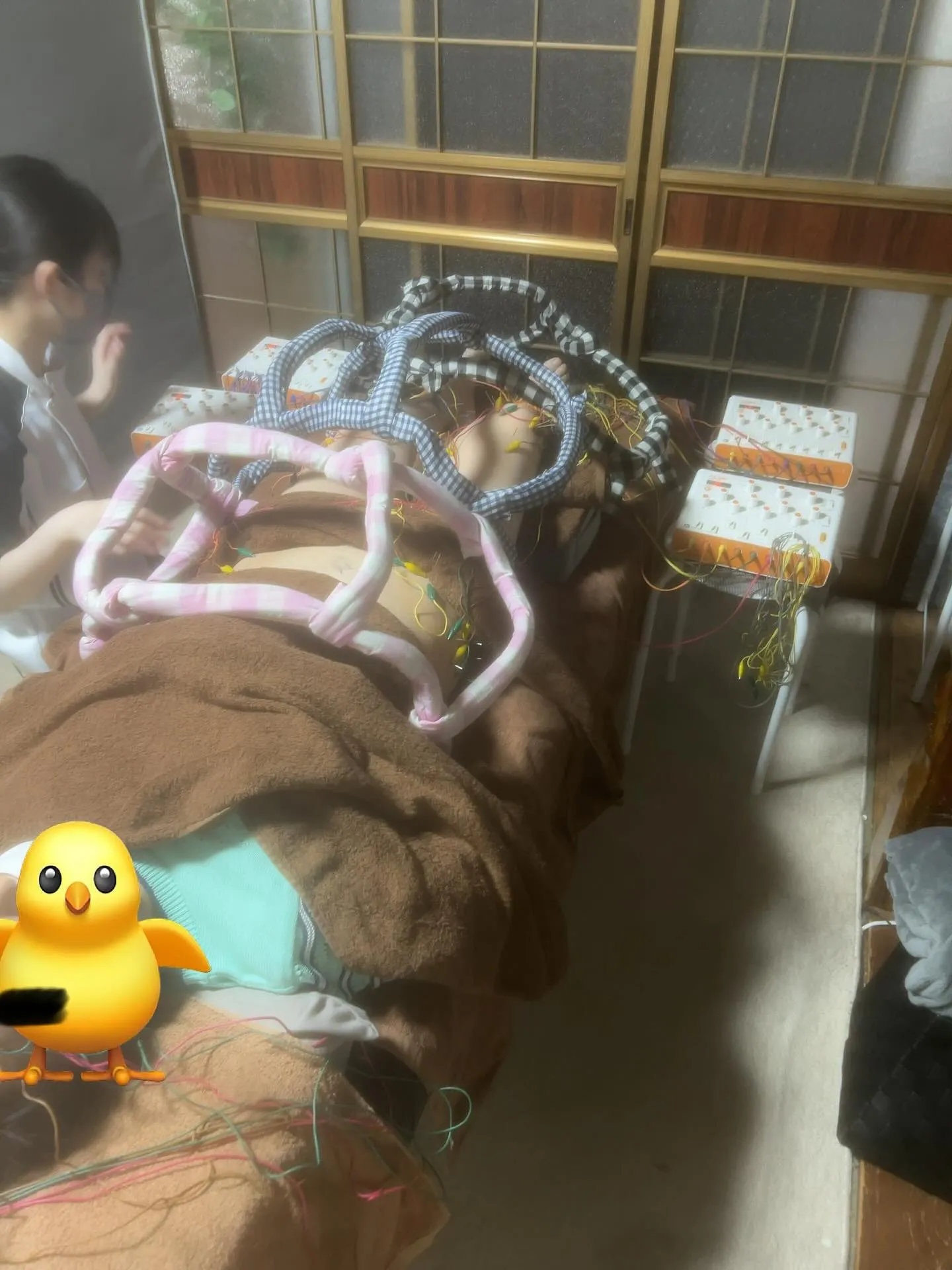 股関節の痛み、狭窄症の施術🐥